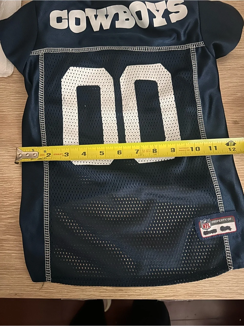 Pets First NFL Dallas Cowboys Navy Blue Football Jersey for Dogs